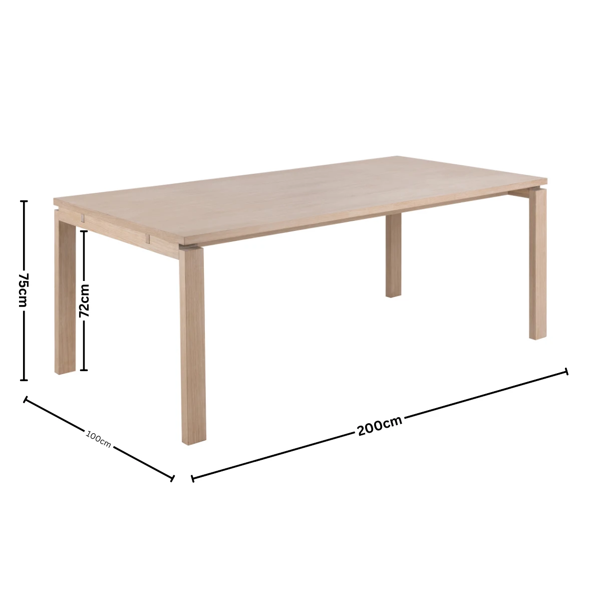 Hjem Design Linley 8-Seater Dining Table