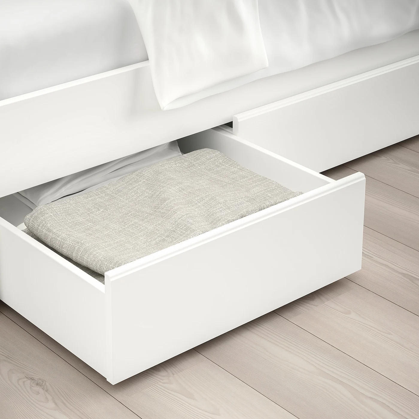 IKEA SONGESAND Bed storage box 200cm White, Set of 2
