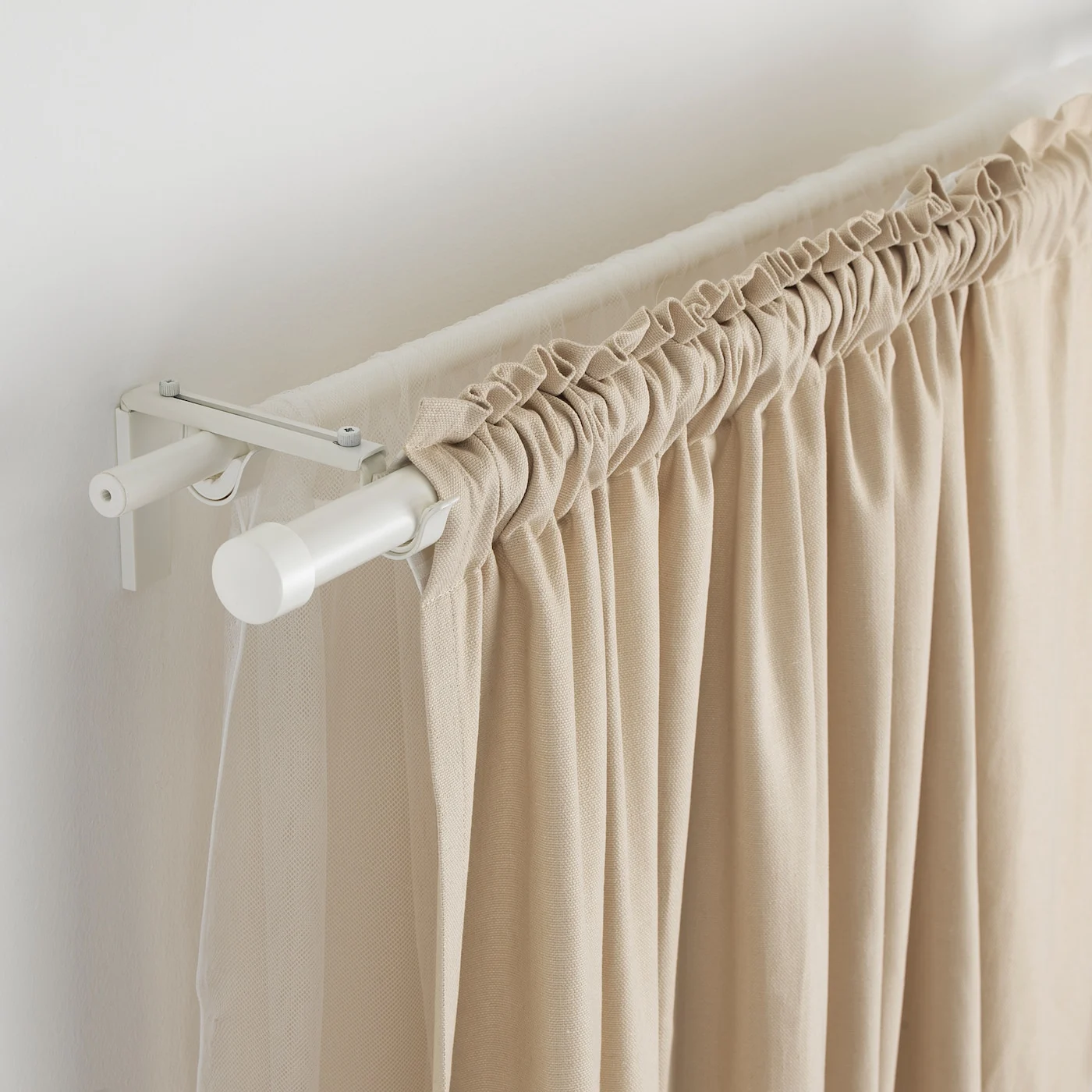 IKEA RACKA Curtain rod 210-385cm