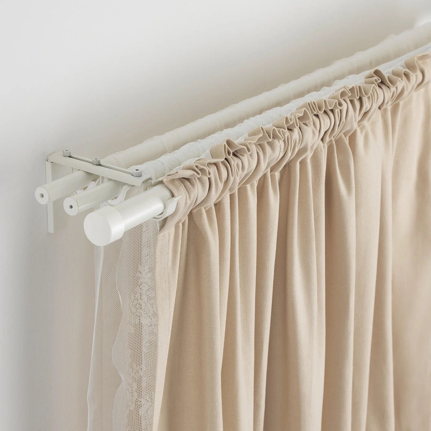 IKEA RACKA Curtain rod 210-385cm