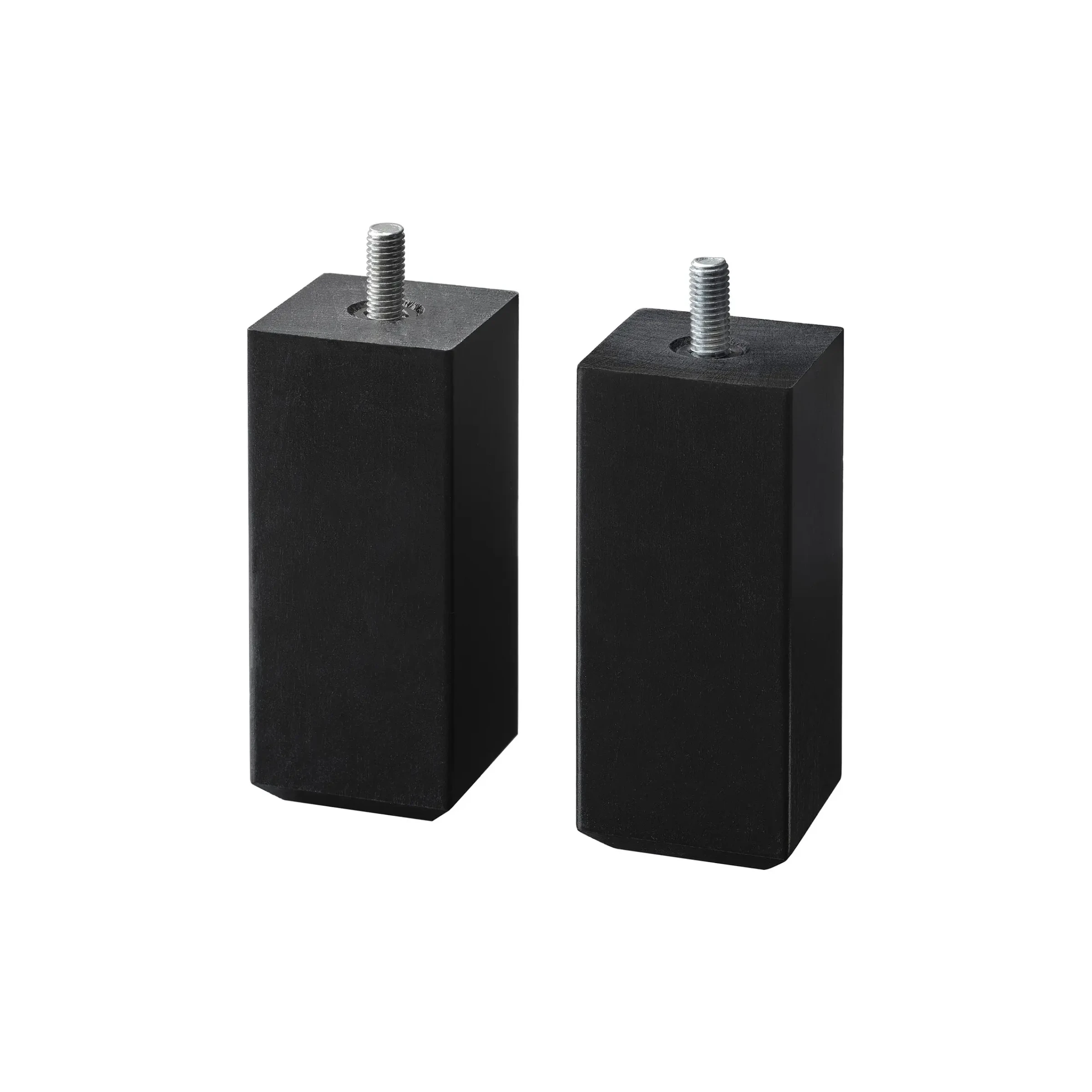 IKEA STUBBARP Leg, Black-brown / 2 pack