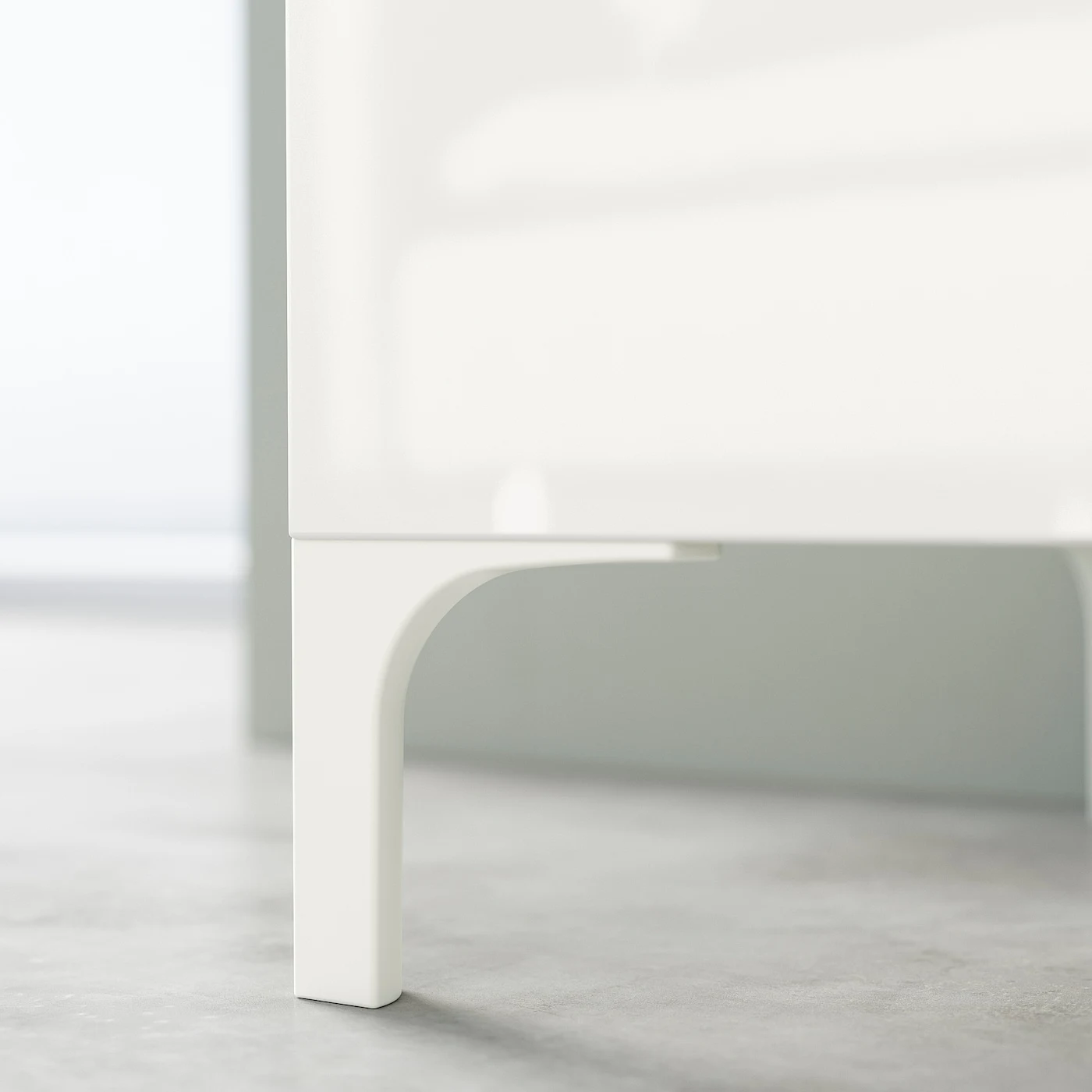 IKEA NANNARP Leg, white