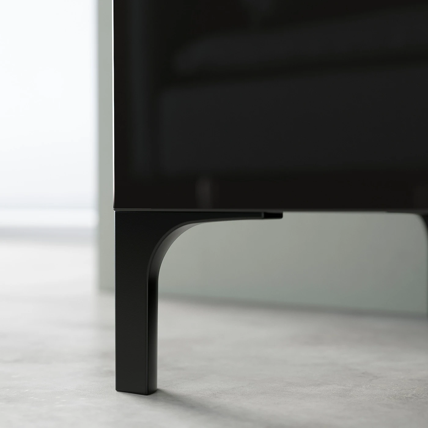 IKEA NANNARP Leg, Black / 2 pieces