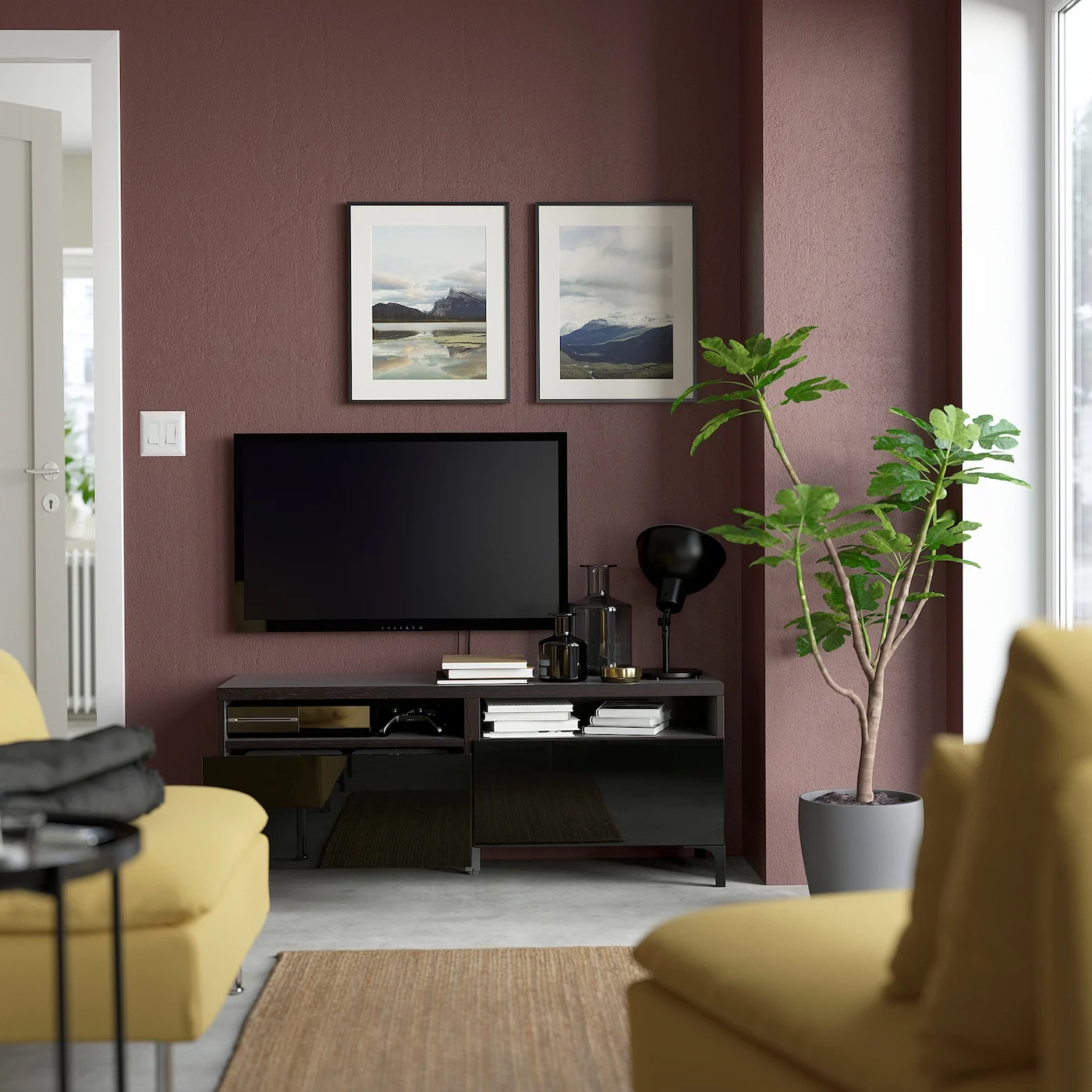 IKEA NANNARP Leg, Black / 2 pieces