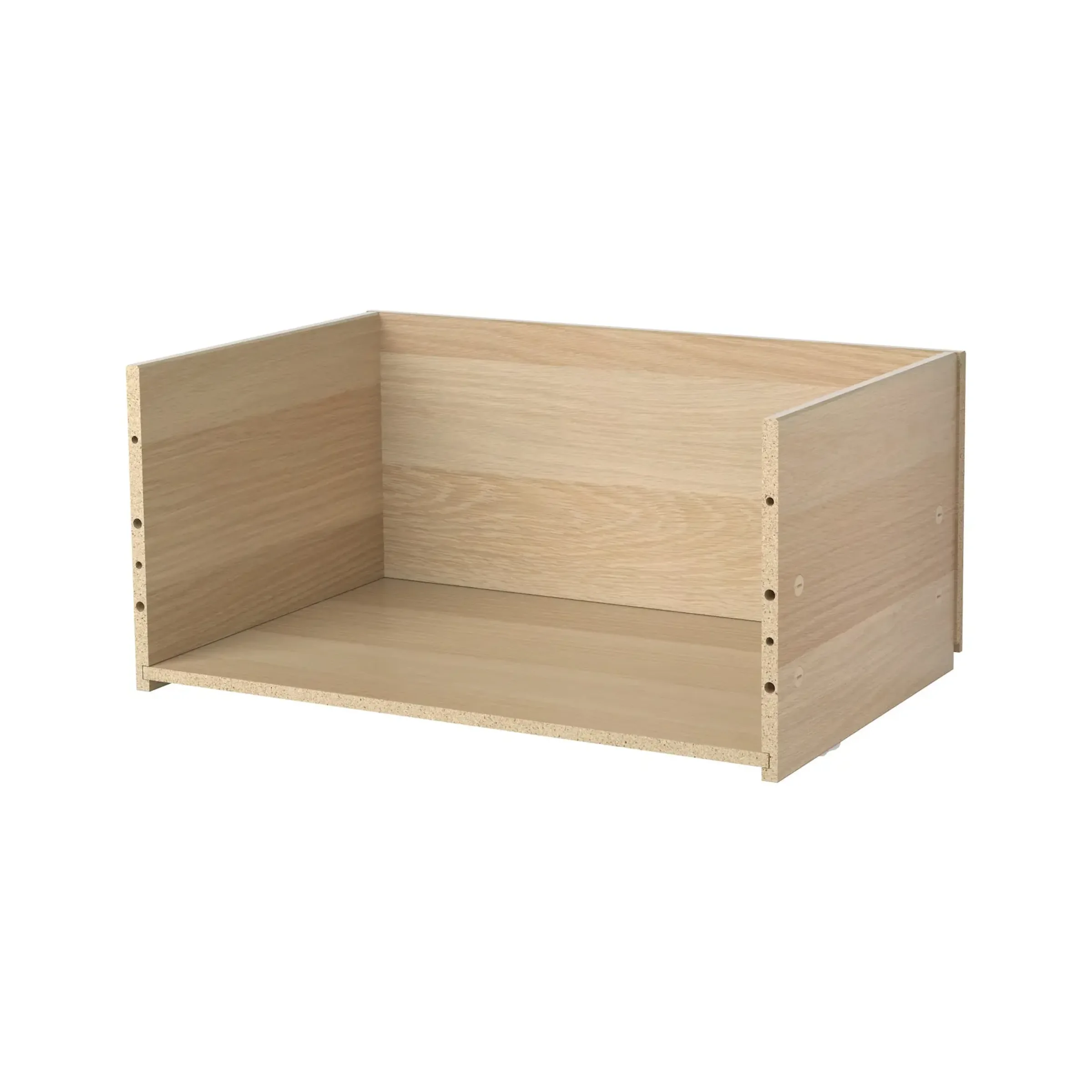 IKEA BESTA Drawer frame 60x25x40cm White stained oak effect
