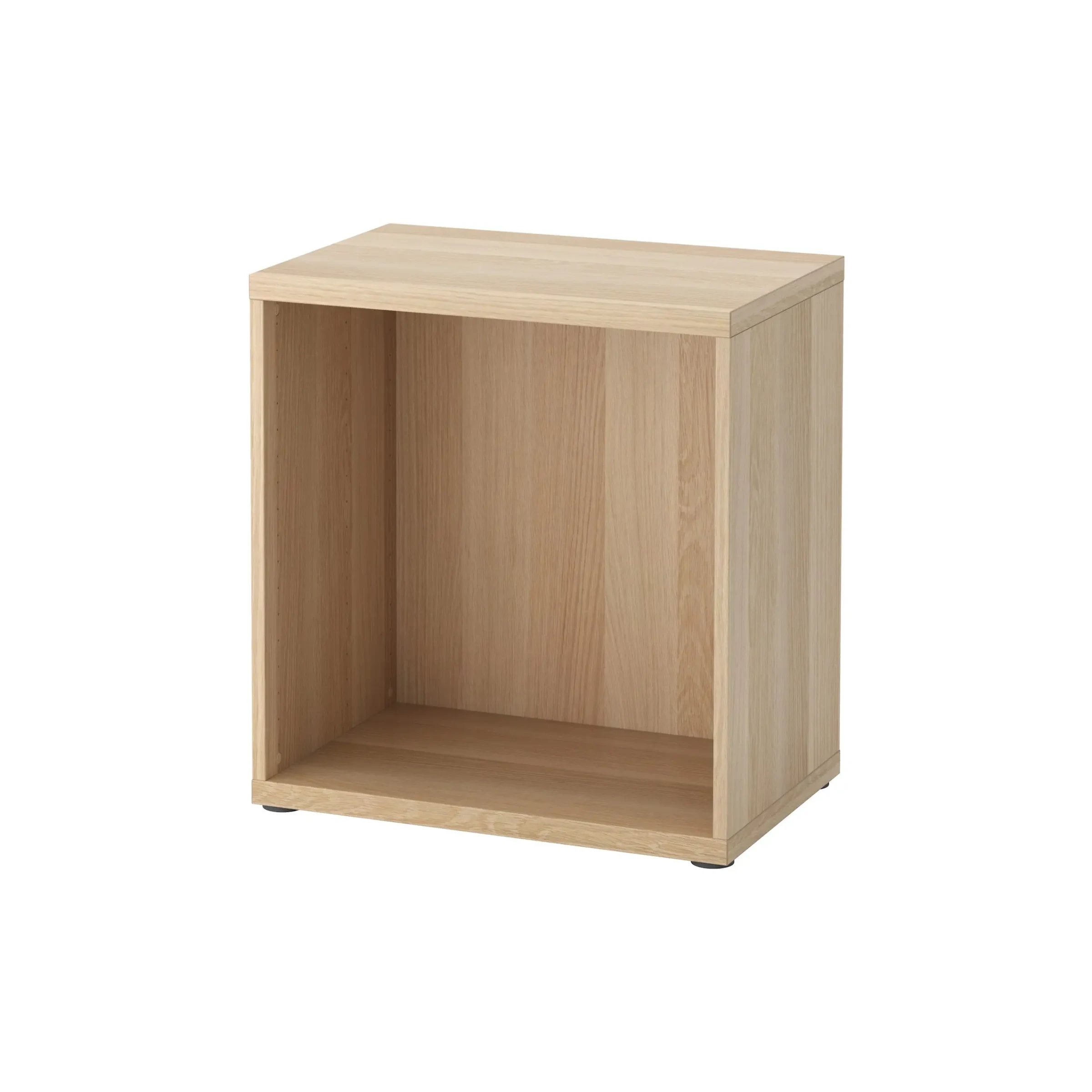 IKEA BESTA Frame 60x40x64cm White stained oak effect
