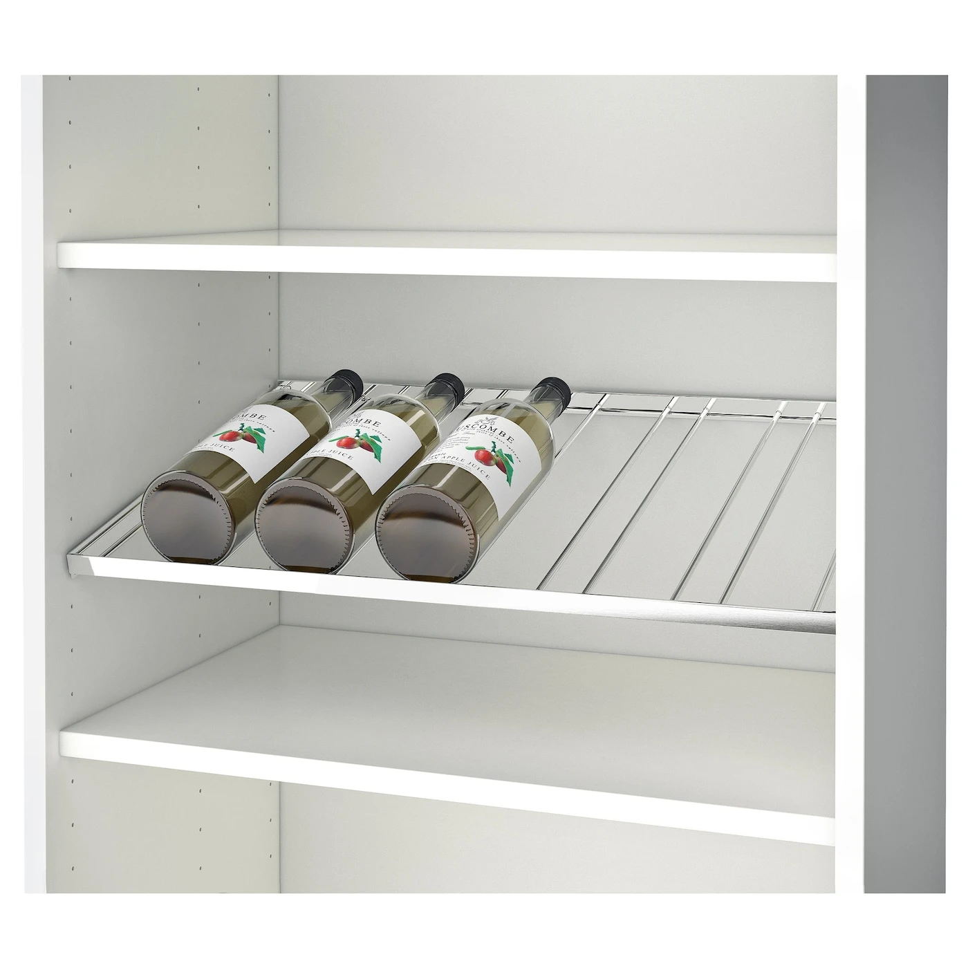IKEA BESTA Bottle rack for 6 bottles, Chrome-plated
