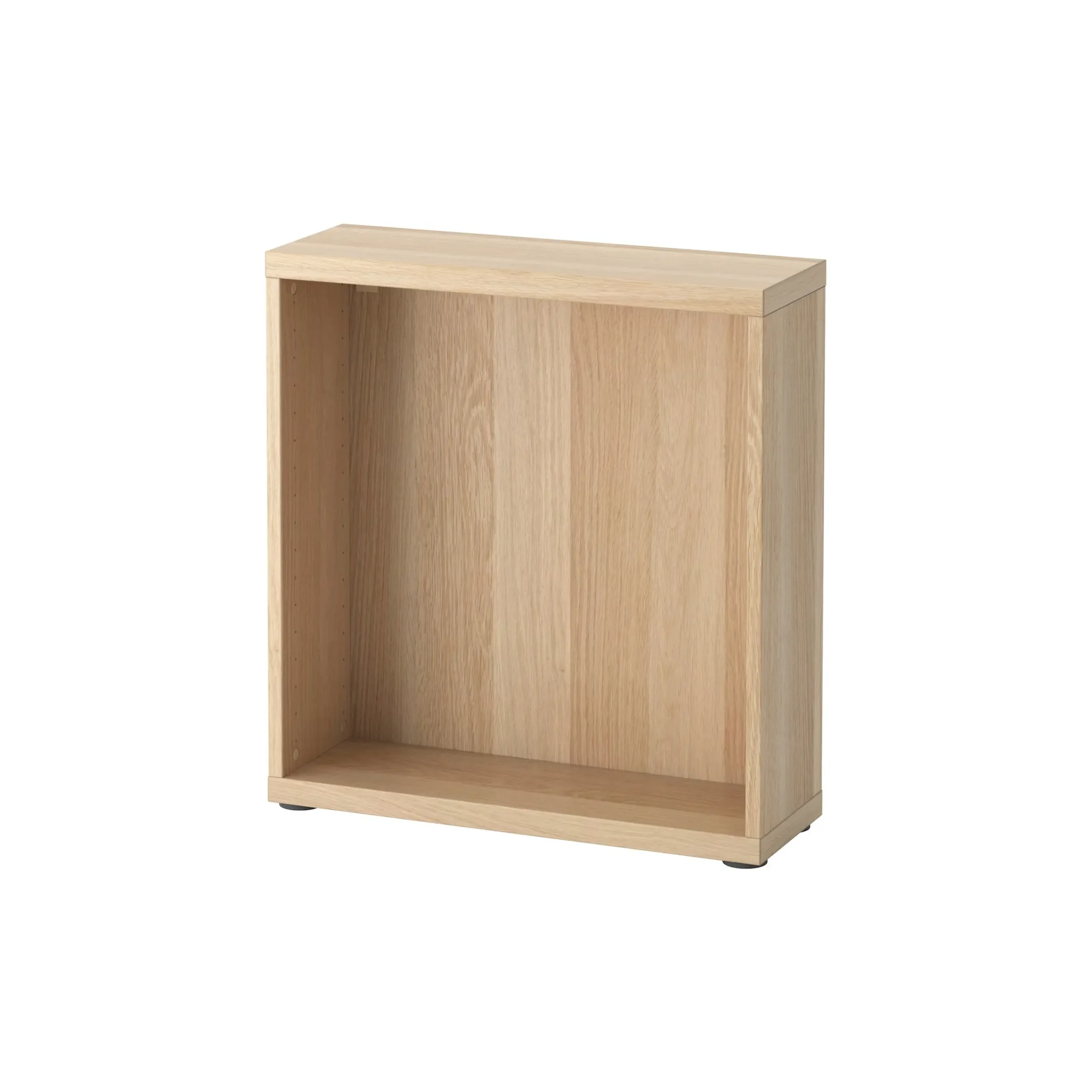 IKEA BESTA Frame 60x20x64cm White stained oak effect