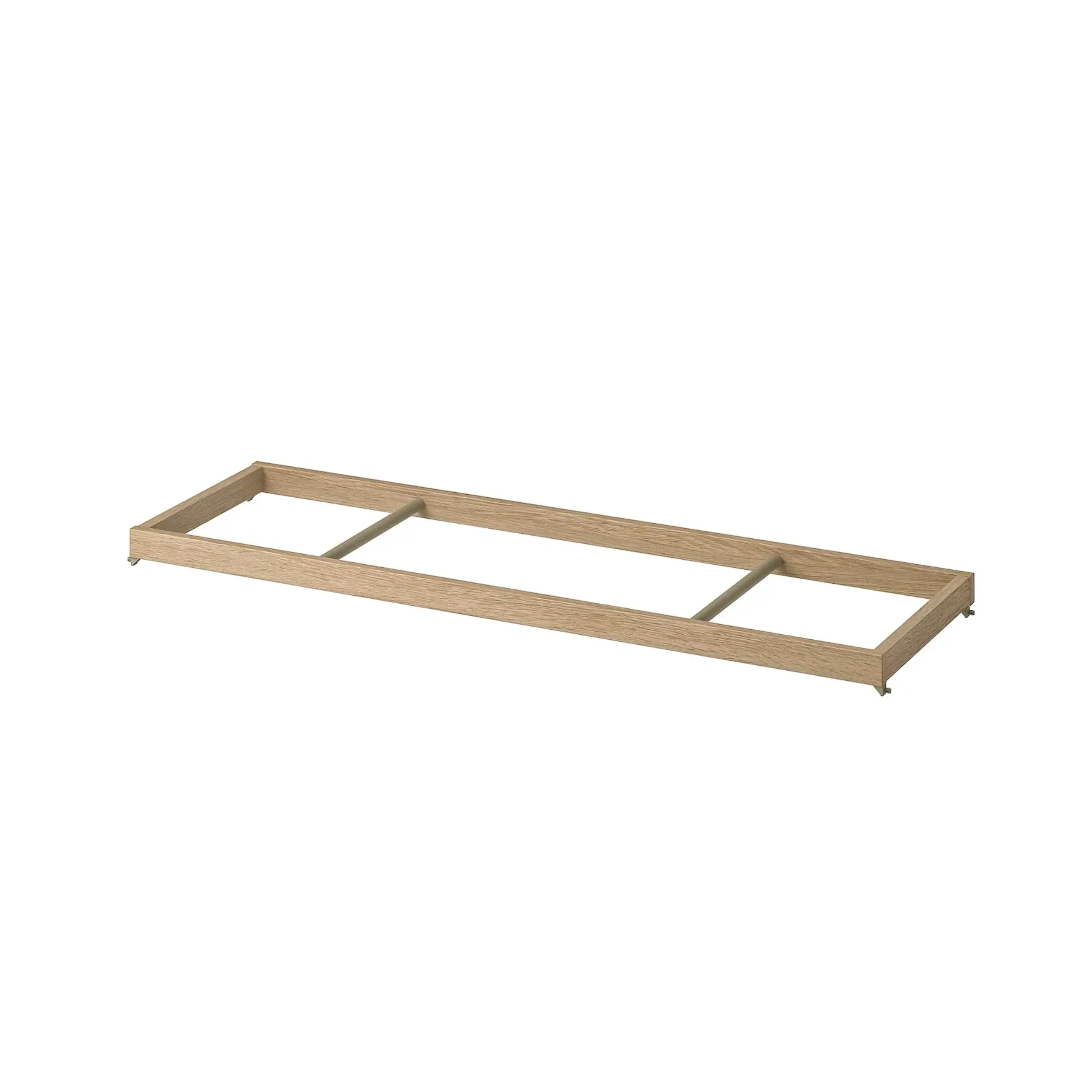 IKEA KOMPLEMENT Clothes rail 100x35cm white stained oak effect