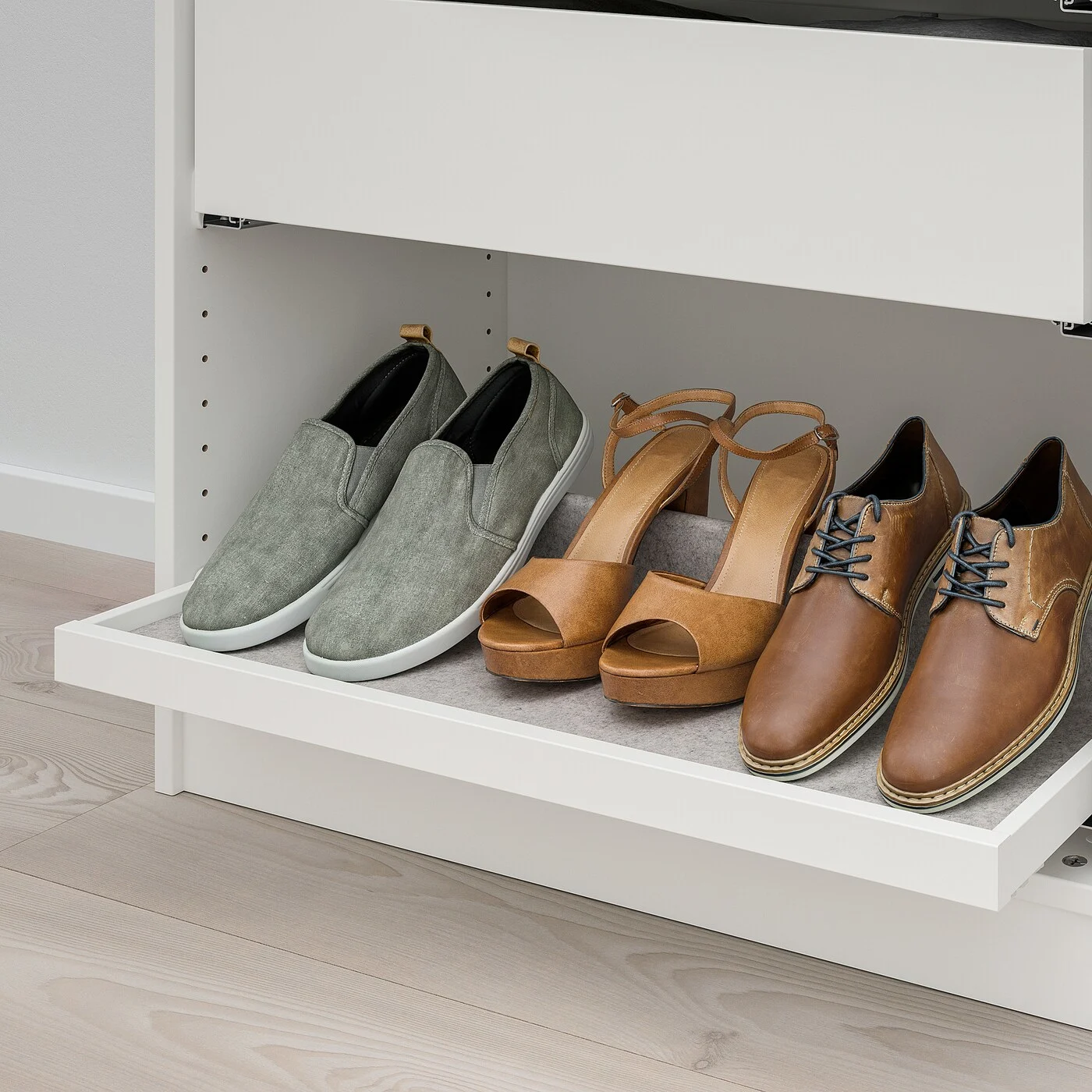 IKEA KOMPLEMENT Shoe insert for pull-out tray, Light grey
