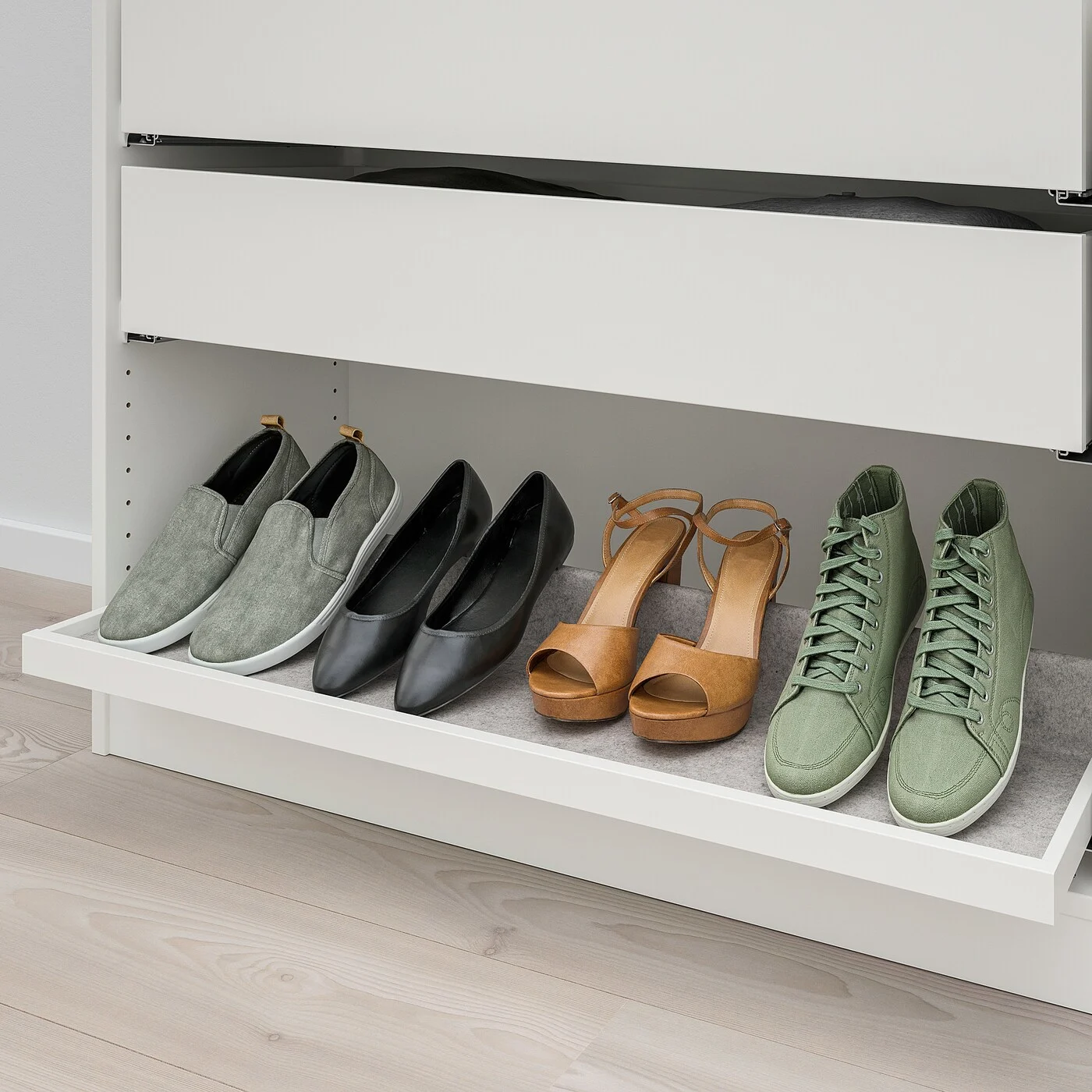 IKEA KOMPLEMENT Pull-out tray, white 100x35 cm
