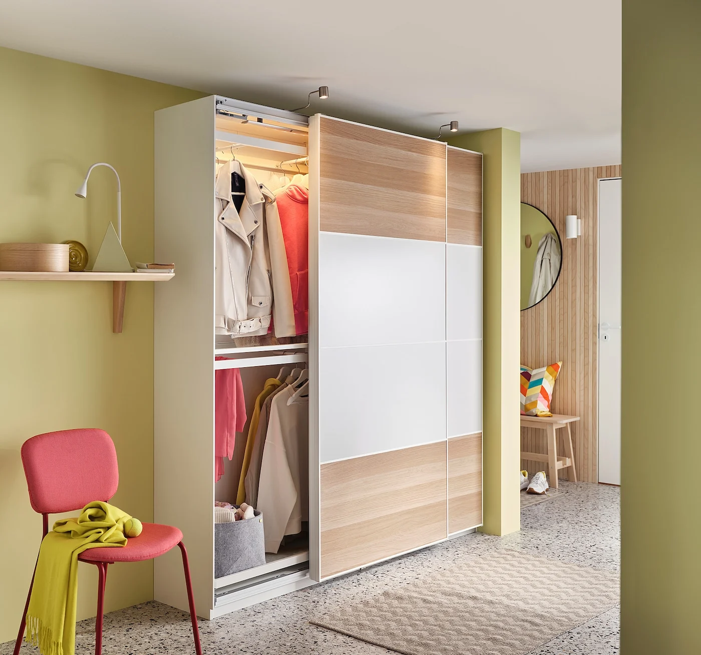 IKEA PAX Wardrobe frame, white Size 50x35x236 cm