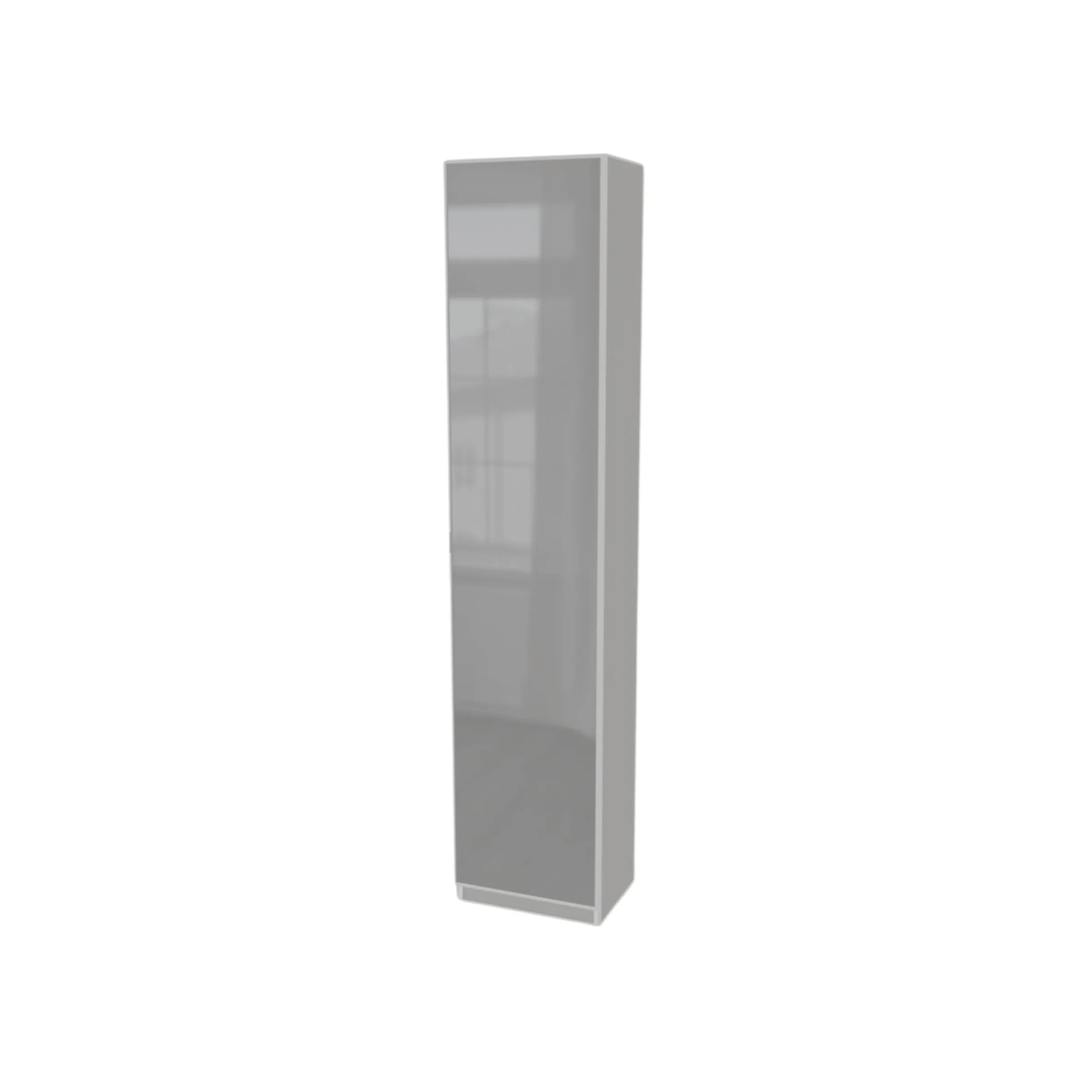 IKEA PAX Wardrobe with Mirror Glass Door, 50x35x201cm