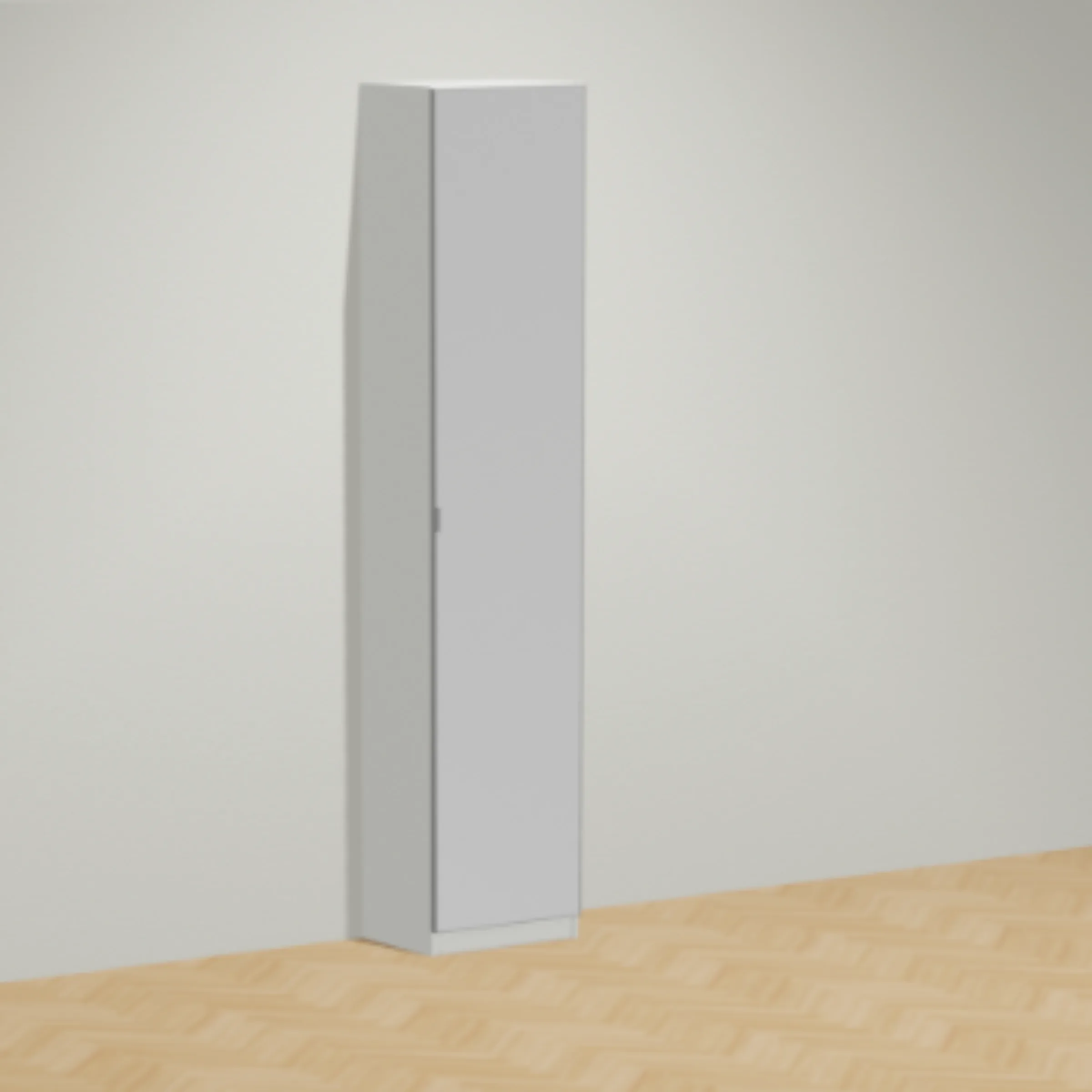 IKEA PAX Wardrobe with Mirror Glass Door, 50x35x201cm