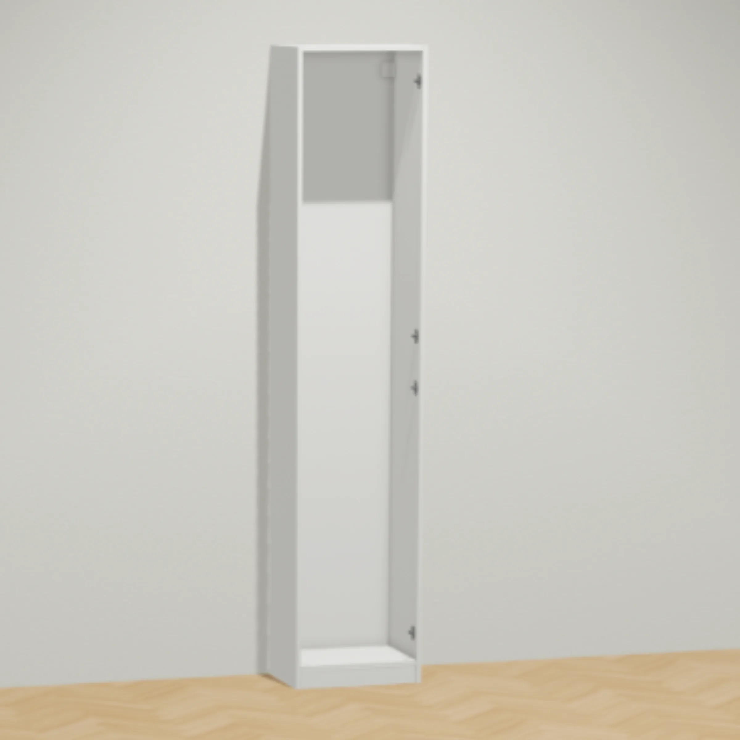 IKEA PAX Wardrobe with Mirror Glass Door, 50x35x201cm