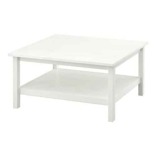 IKEA HEMNES Coffee table 90x90cm White stain White