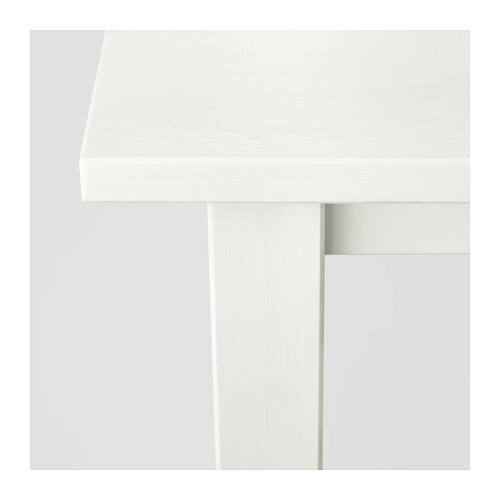 IKEA HEMNES Coffee table 90x90cm White stain White