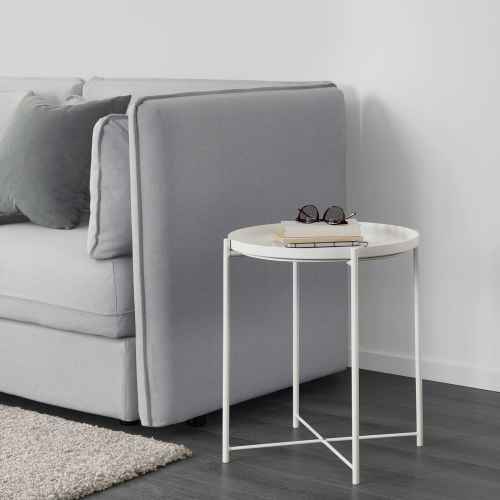 IKEA GLADOM Tray table 45x53cm White