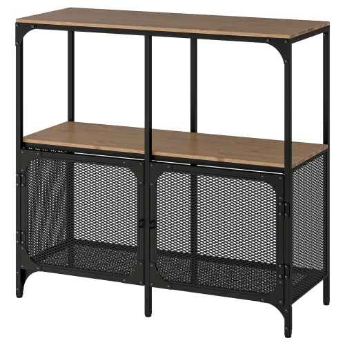 IKEA FJALLBO Shelving unit 100x95cm Black