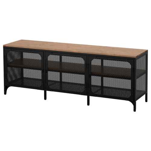 IKEA FJALLBO TV Bench 150x36x54cm, Black