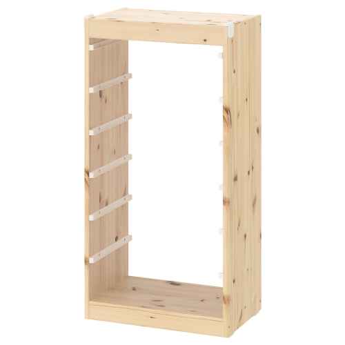 IKEA TROFAST Frame 46x30x91cm Light White Stained Pine