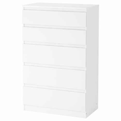 IKEA KULLEN Chest of 5 Drawers, White, 70x112cm