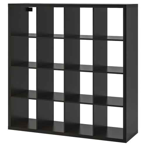 IKEA KALLAX Shelving Unit 147x147cm Black-brown