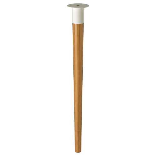 IKEA HILVER Table Leg cone-shaped 70cm Bamboo