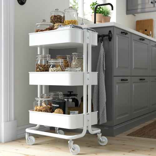 IKEA RASKOG Trolley 35x45x78cm White