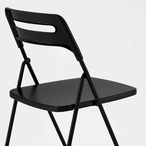 IKEA NISSE Folding chair, Black