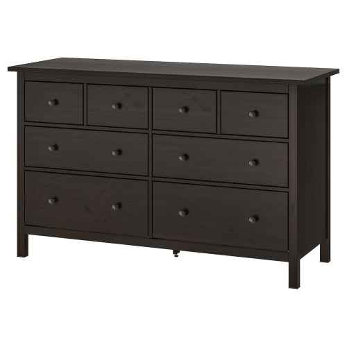 IKEA HEMNES Chest of 8 Drawers 160x96cm, Black-brown