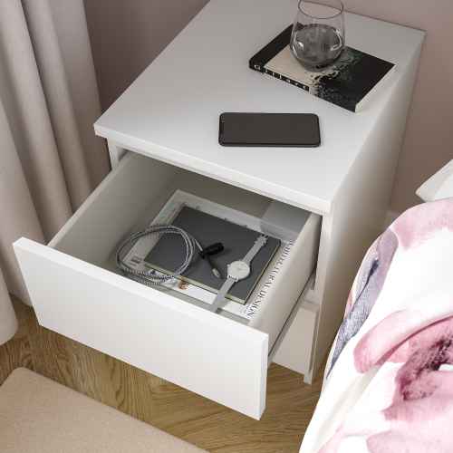 IKEA MALM Chest of 2 Drawers 40x55cm White