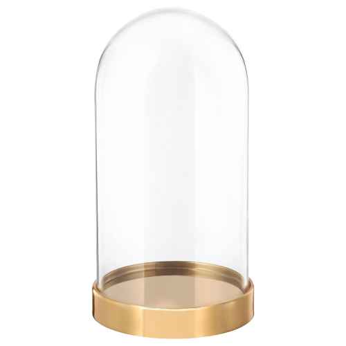 IKEA BEGAVNING Glass dome with base