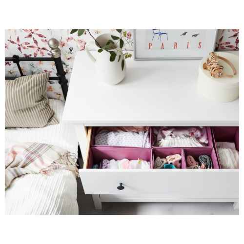 IKEA HEMNES Chest of 3 Drawers 108x96cm, White stain