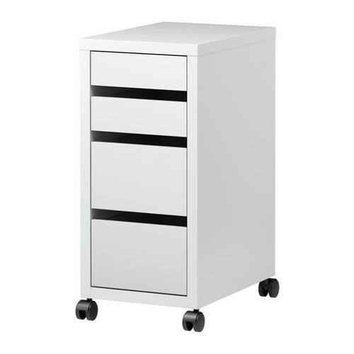 IKEA MICKE Desk and Drawer White