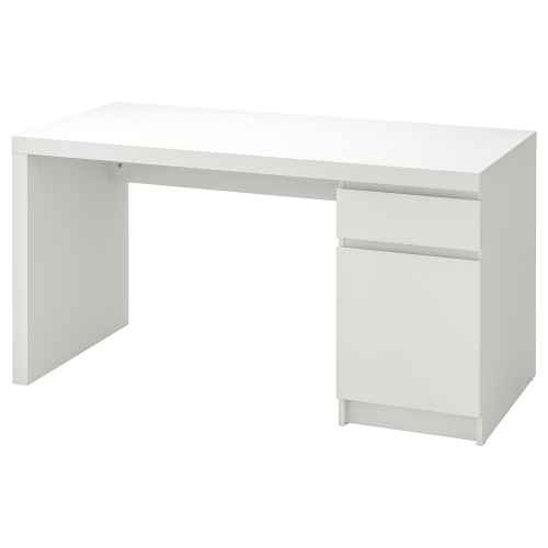 IKEA MALM Desk 140x65cm, White