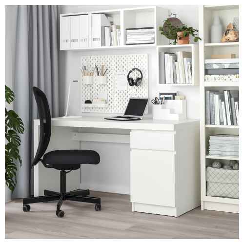 IKEA MALM Desk 140x65cm, White