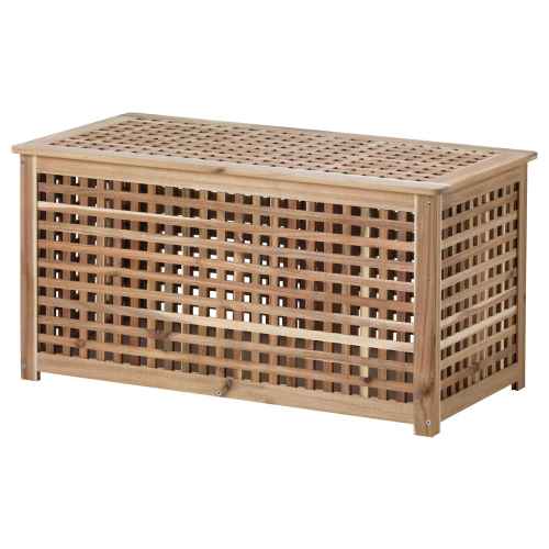 IKEA HOL Storage Table 98x50cm Acacia
