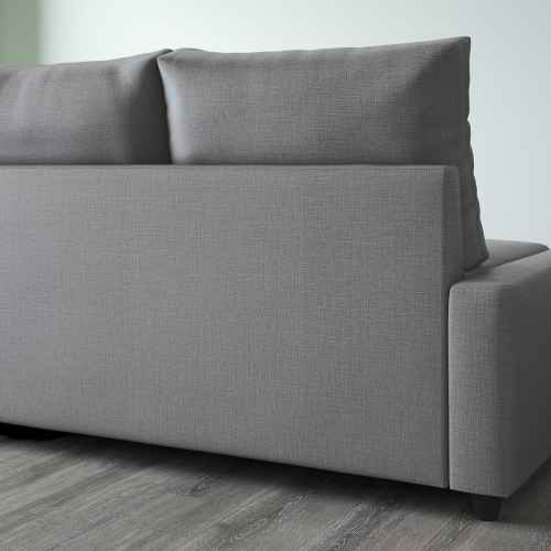 IKEA FRIHETEN Corner Sofa-bed with Storage 230x151x66cm, Skiftebo Dark Grey