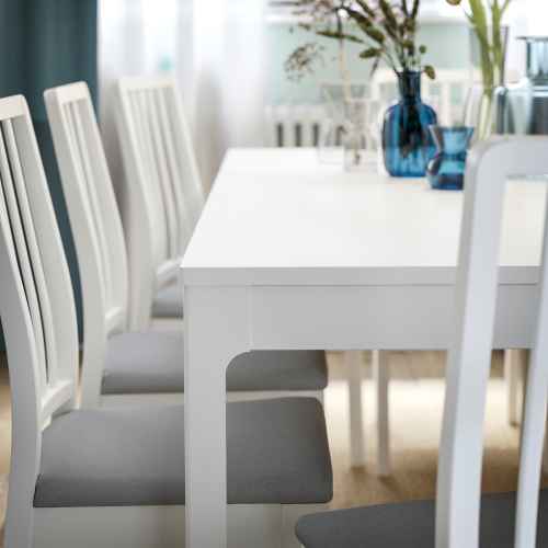 IKEA EKEDALEN Extendable Table 120/180x80cm, White