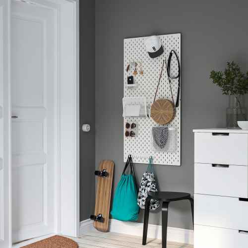 IKEA SKADIS Pegboard 56x56cm, White