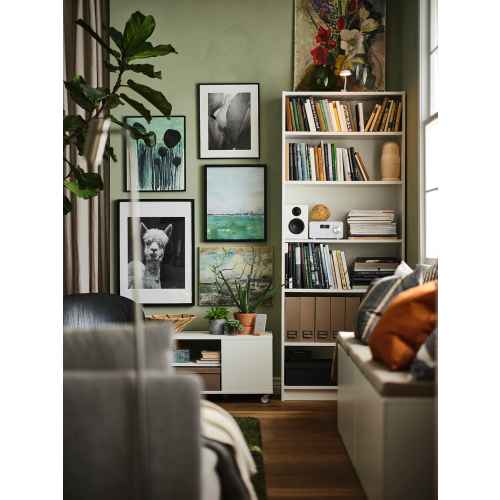 IKEA BILLY Bookcase, 80x28x202cm, White
