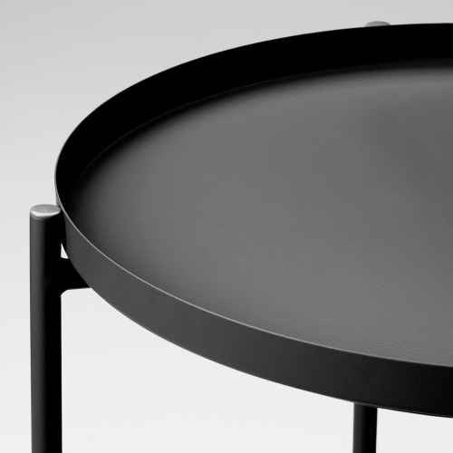 IKEA GLADOM Tray table, black