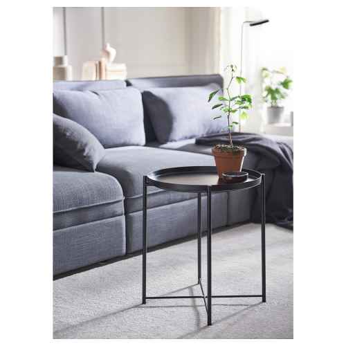 IKEA GLADOM Tray Table 45x53cm, Black