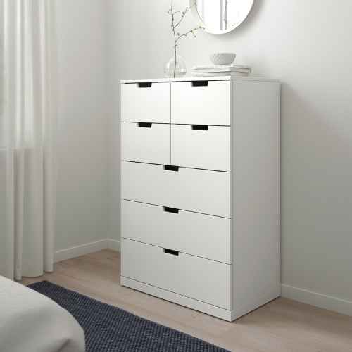 (Nordli Part)IKEA NORDLI Chest of 7 Drawers, 80x122CM, White