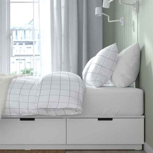 IKEA NORDLI Queen Bed Frame with storage