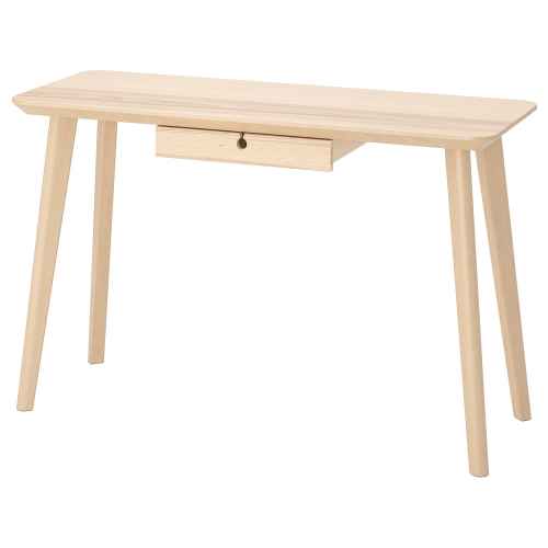 IKEA LISABO Desk 118x45CM Ash Veneer