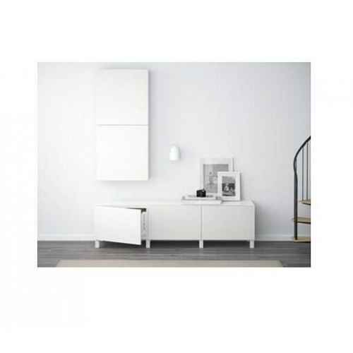 IKEA BESTA Storage with drawers 180x40x48CM Lappviken white