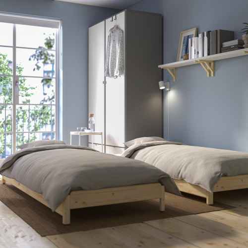 IKEA UTAKER Stackable Bed 205x83cm Pine / 2 pack