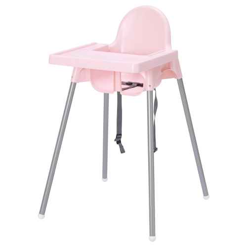 IKEA ANTILOP Highchair with Tray 56x62x90cm, Pink